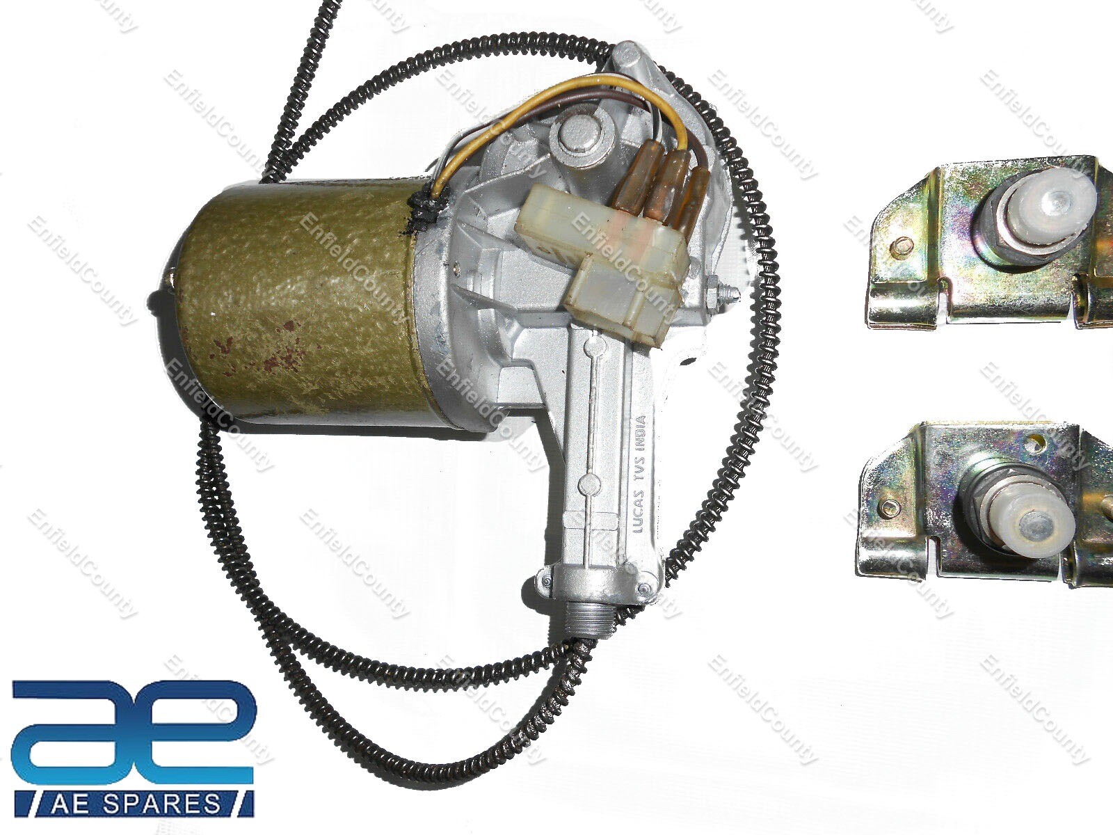 Genuine Lucas Wiper Motor With Arm & Blades For Jeeps Mahindra CJ340 CJ540 