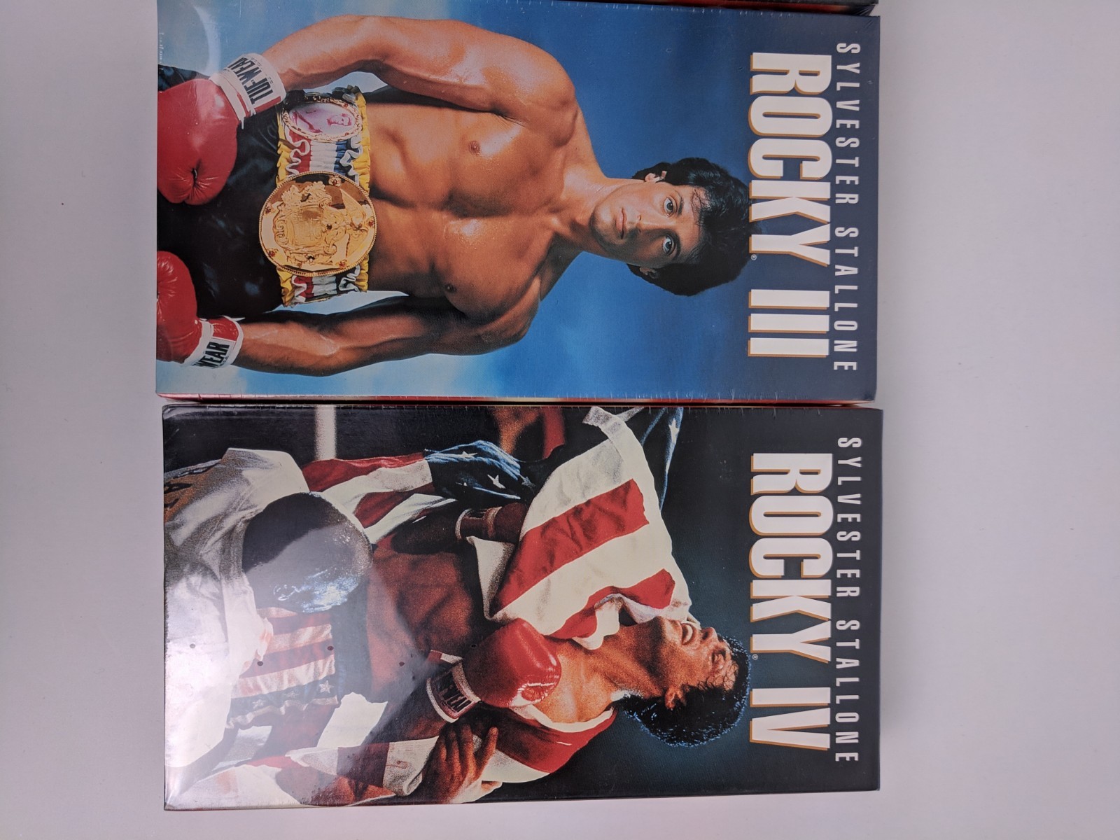 The Rocky Anthology (VHS, 2001, 4-Tape Set) 1 2 3 4 Classic Movie Stallone