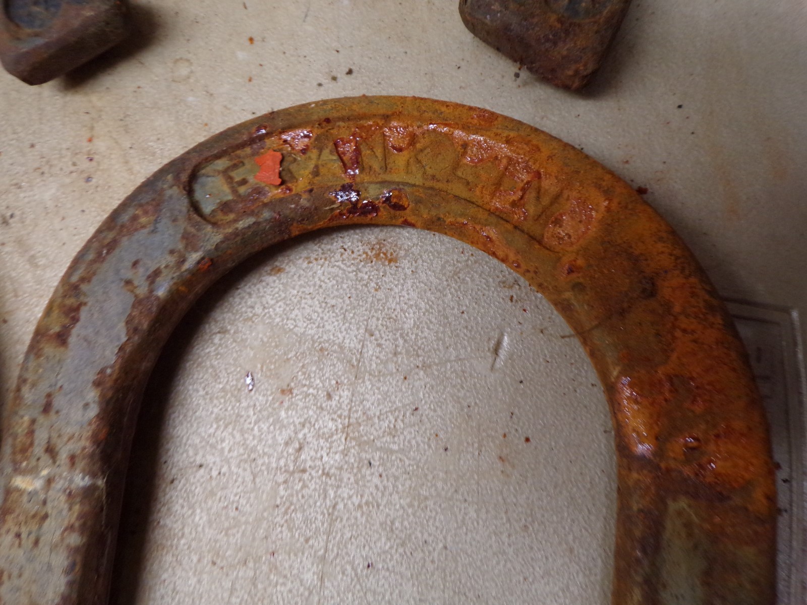 Old Backyard Game Pitching Horseshoes Set of 4 Franklin