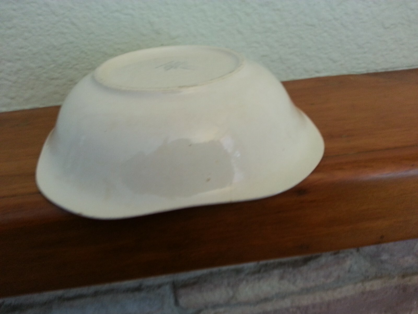 Vintage Red Wing Lexington Rose China Serving Bowl, hand painted, collectible