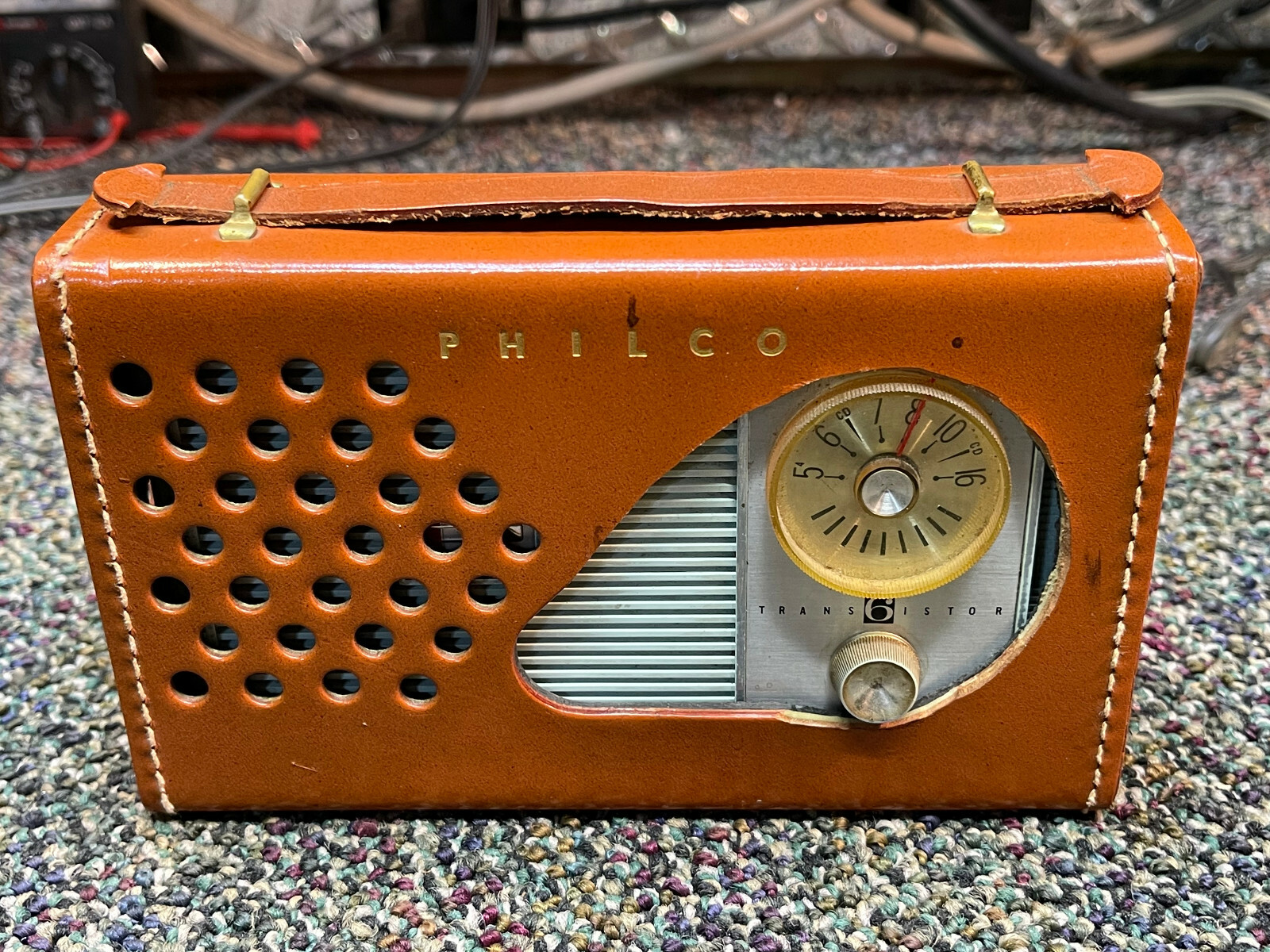 1958 Philco Model T4124 Transistor Radio with Leather CaseのeBay公認海外通販