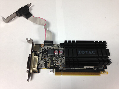 Zotac Nvidia GeForce GT710 1GB DDR3 PCIe Video Graphics Card 26 TESTED WORKS