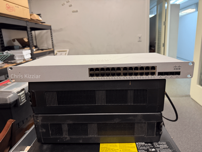 Cisco Meraki MS210-24P-HW 24-Port PoE+ Gigabit Switch Tested UNCLAIMED