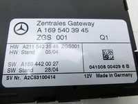 Mercedes W169 A150 04-08 Steuergerät ECU Modul ZENTRALES GATEWAY SG Mercedes W169 A150 04-08 11.11.2004 A1695403945... Vorschau 2