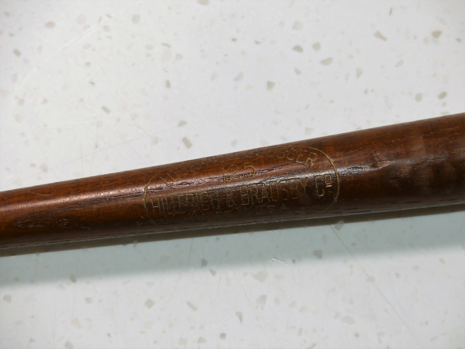 Vintage Louisville Slugger 125 Mini Baseball Bat National Baseball Hall of Fame