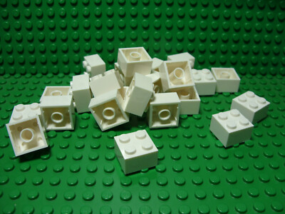 ** 25 CT LOT **  Lego NEW white 2 x 2 standard bricks   Lot of 25