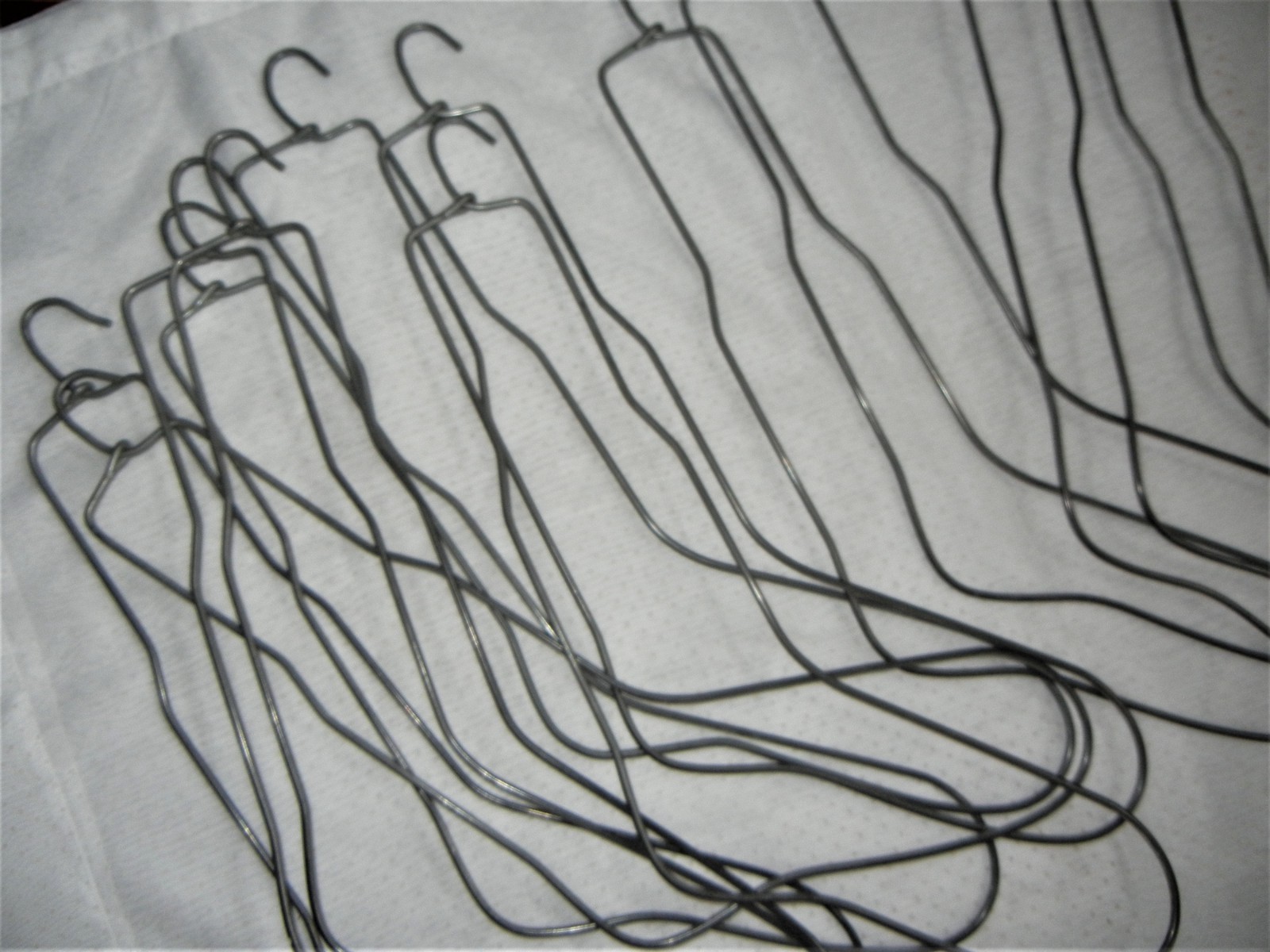 VINTAGE WIRE SOCK STRETCHER FORMS HANGERS DECOR LOT OF 14