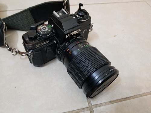 ミノルタ Minolta X-7 Black 35mm #2282 NEAR MINT+ 】 Minolta X-7 Black Body 35mm Film SLR Camera