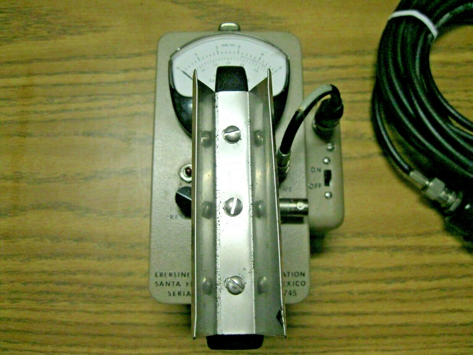 Eberline E-120 Geiger Counter with HP-270 Probe & SK-1 Speaker