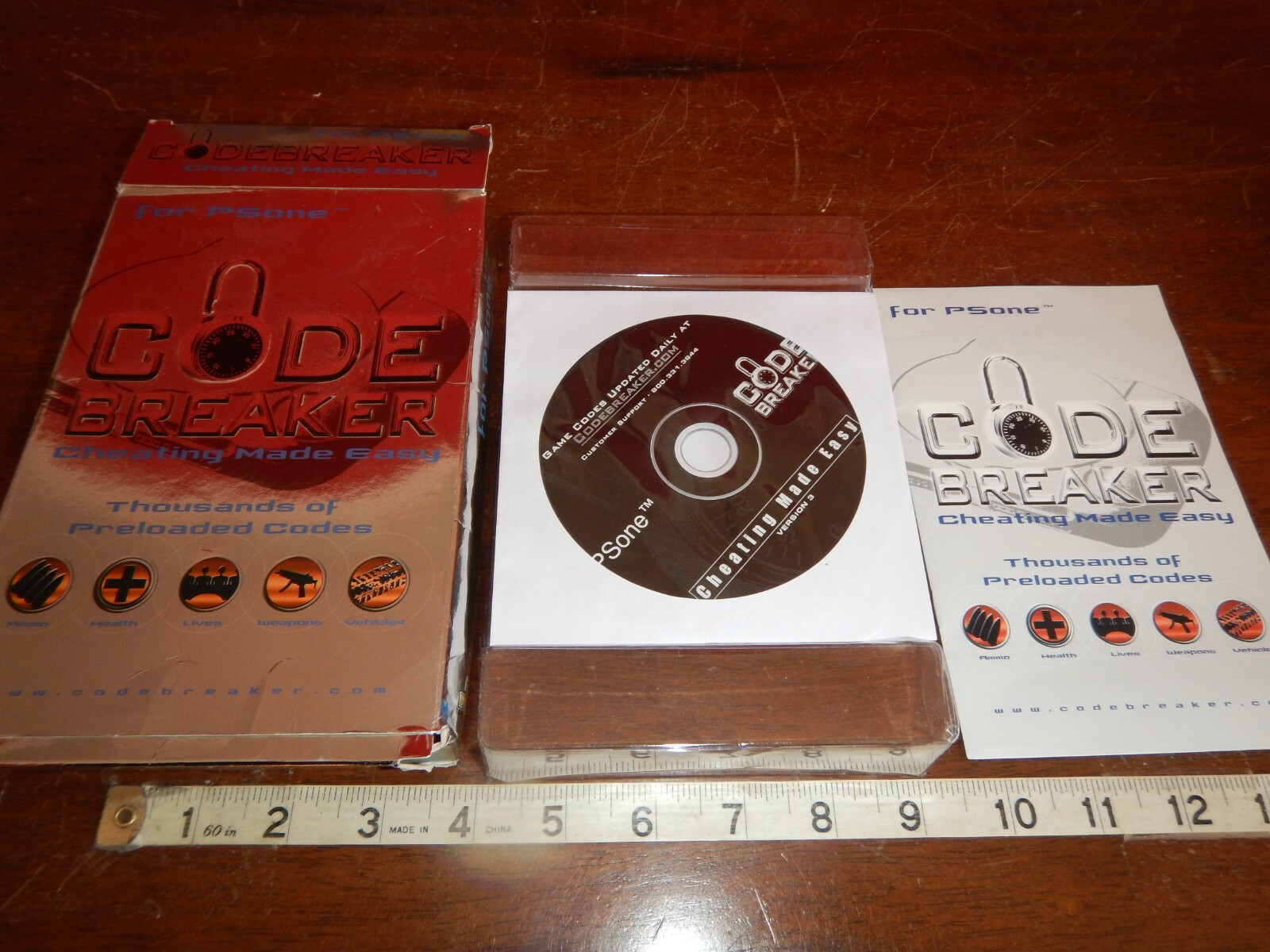 Pelican Code Breaker For PlayStation One Complete Good Condition