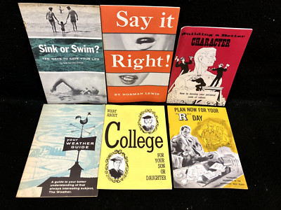 1953-1959 ASST INFORMATION BOOKLETS, LOT OF 6,COMPLIMENTS OF NORTHROP AIRCRAFT 1