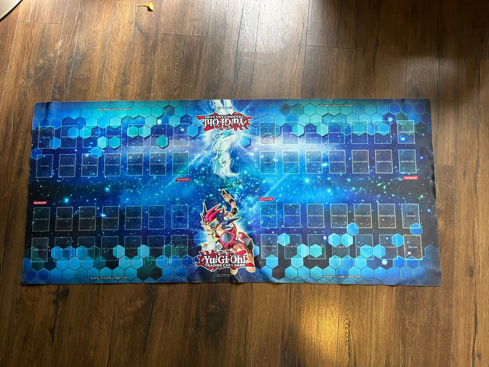 Four 4 Player OTS official Zexal (blue) 6ft YuGiOh Playmat | eBay