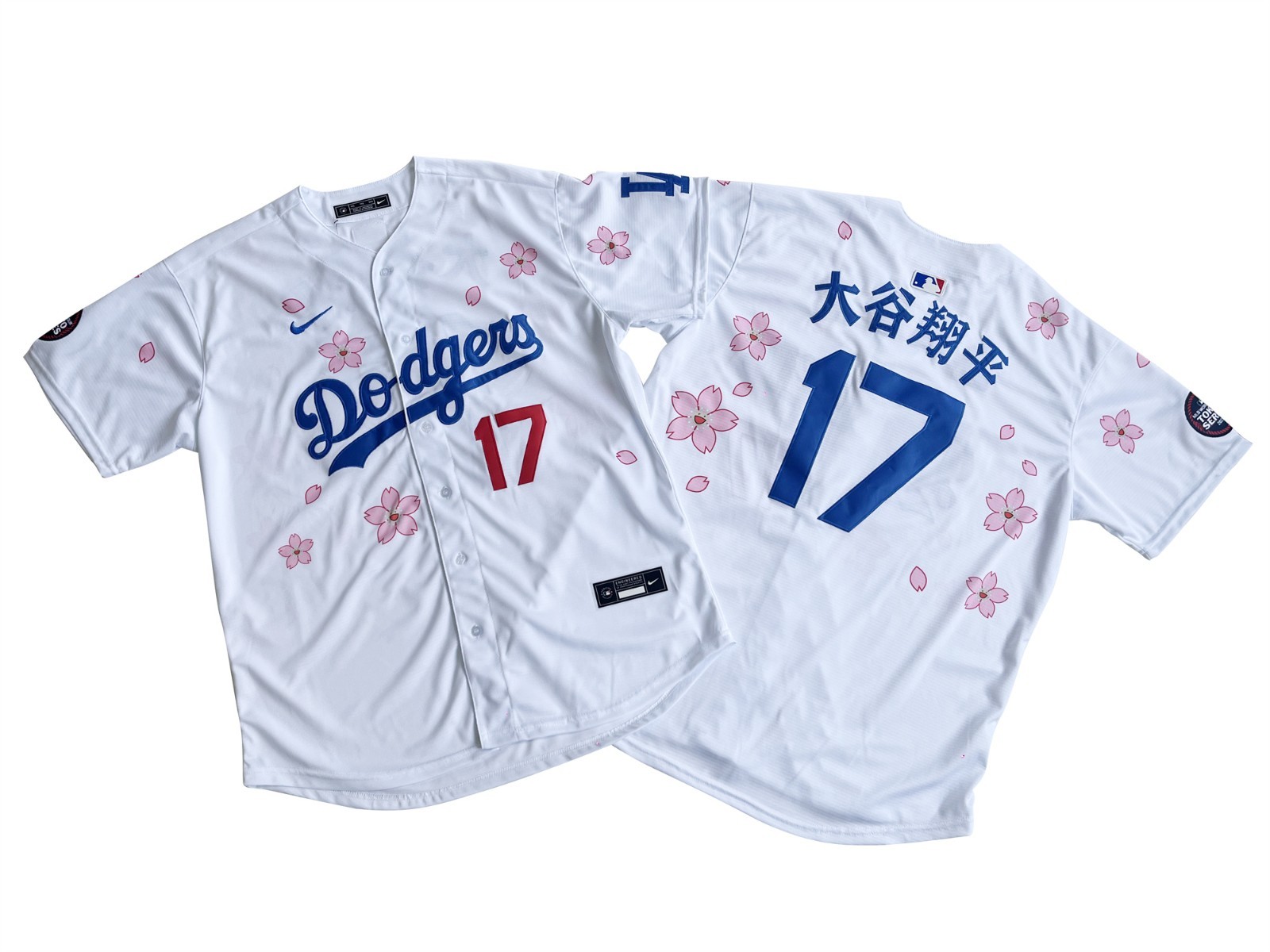 OHTANI 17 ホワイトジャージ　XL OHTANI 17 ホワイトジャージ XL Shohei Ohtani #17 LA Dodgers