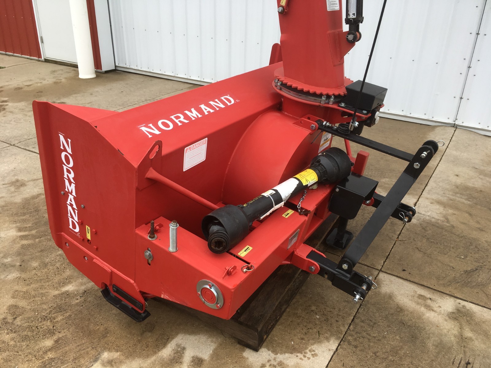 New Normand N74 260C Snowblower Two Stage 3pt PTO Powered Hyd. Chute Angle