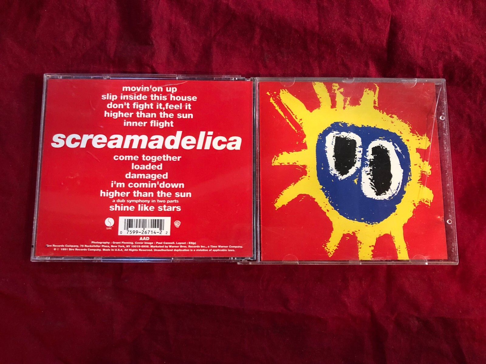 Screamadelica by Primal Scream (CD, Oct-1991, Sire) PROMO CD