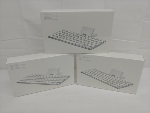 3 Apple iPad Keyboard Dock MC533LL/A NEW