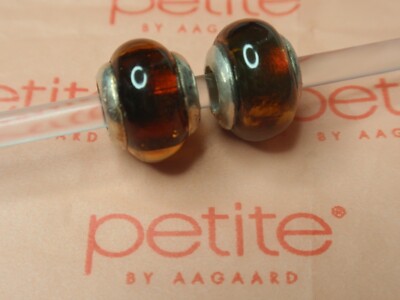 ** Genuine Lovelinks PETITE RANGE * CAPPUCCINO FOIL  Bead **