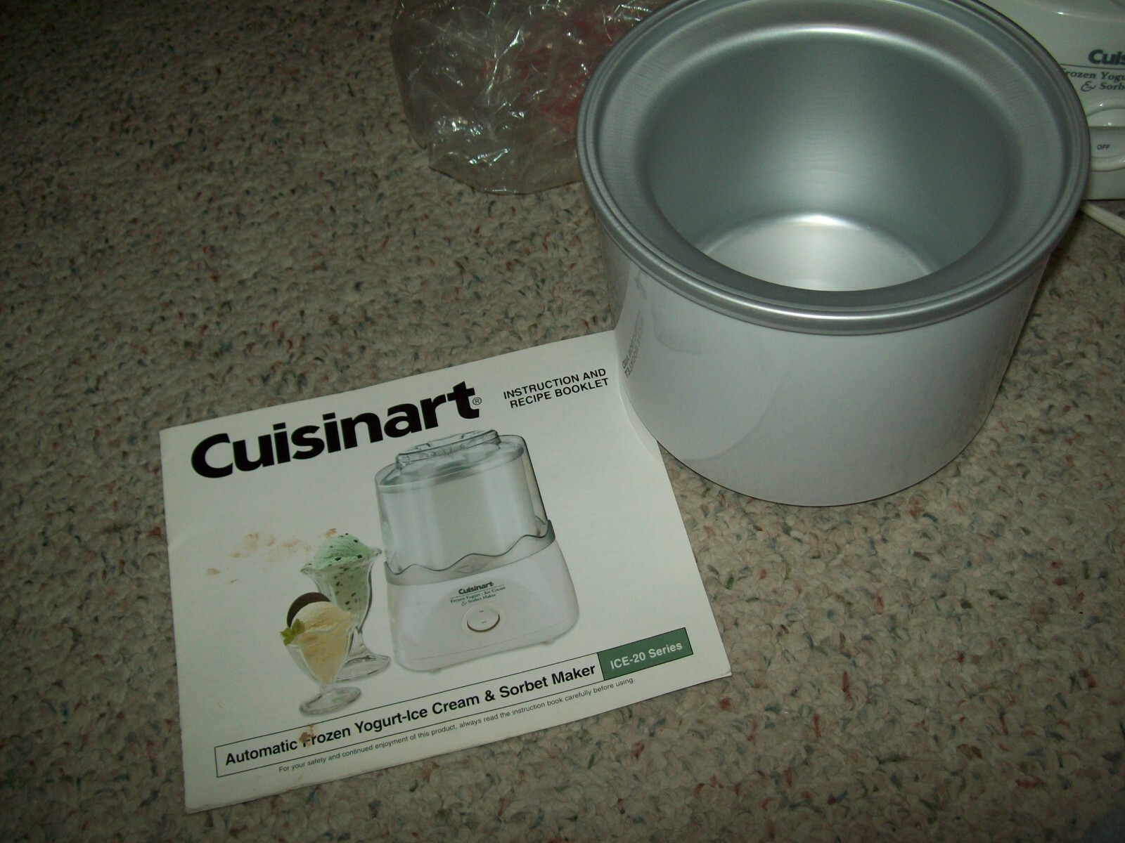 Cuisinart ICE-20 Automatic Ice Cream-Frozen Yogurt-Sorbet Maker