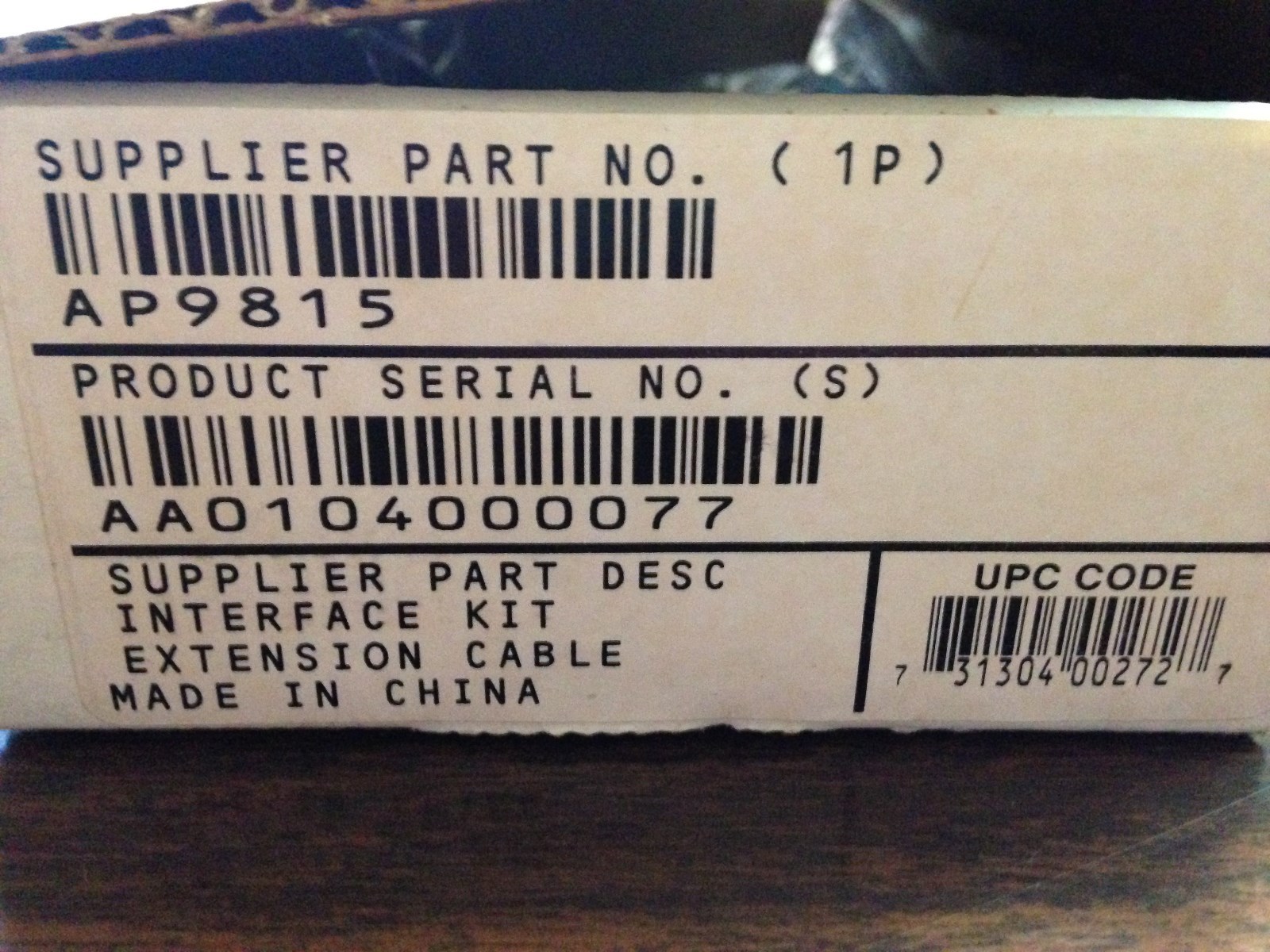 3 NEW APC UPS 15FT. /5M INTERFACE KIT EXTENSION CABLES 940-1500A PN: AP9815