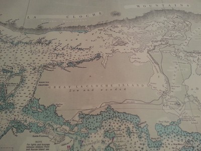 1972 Georgian Bay Clapperton Killarney Nautical Map - Cottage or Boathouse Wall!