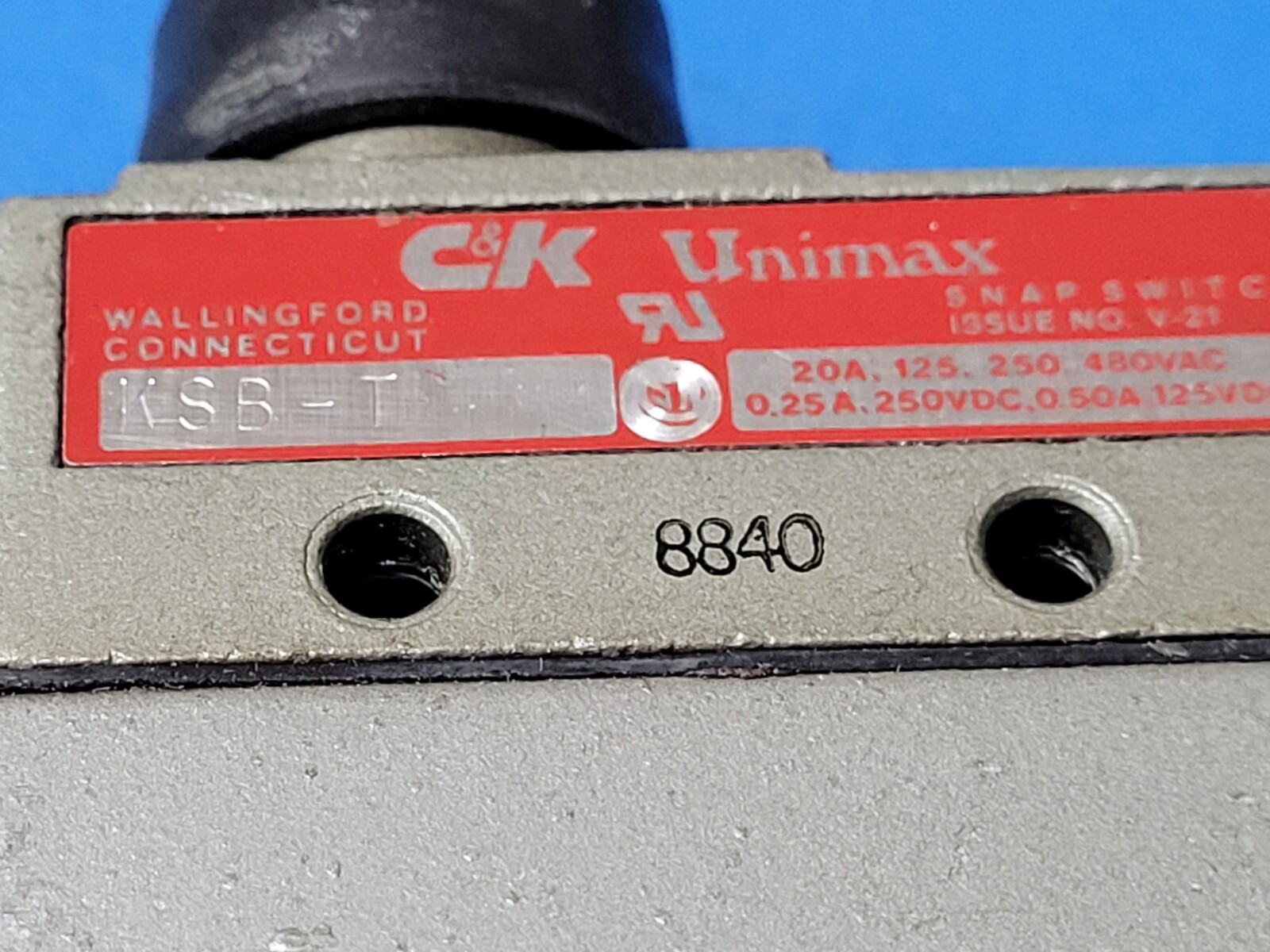 1 PC) KSB-T UNIMAX SWITCH Proximity Switch 20A 480 V.A.C | eBay 1 PC) KSB-T UNIMAX SWITCH Proximity Switch 20A 480 V.A.C | eBay