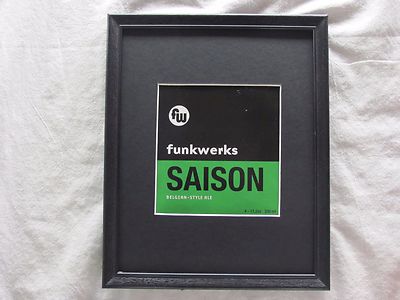 FUNKWERKS SAISON BELGIAN STYLE ALE  BEER SIGN  #1352