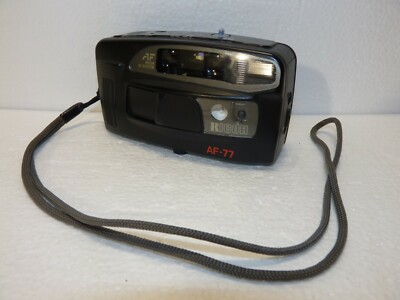 Vintage Ricoh AF-77 35mm Point & Shoot Film Camera w/ Wrist Strap