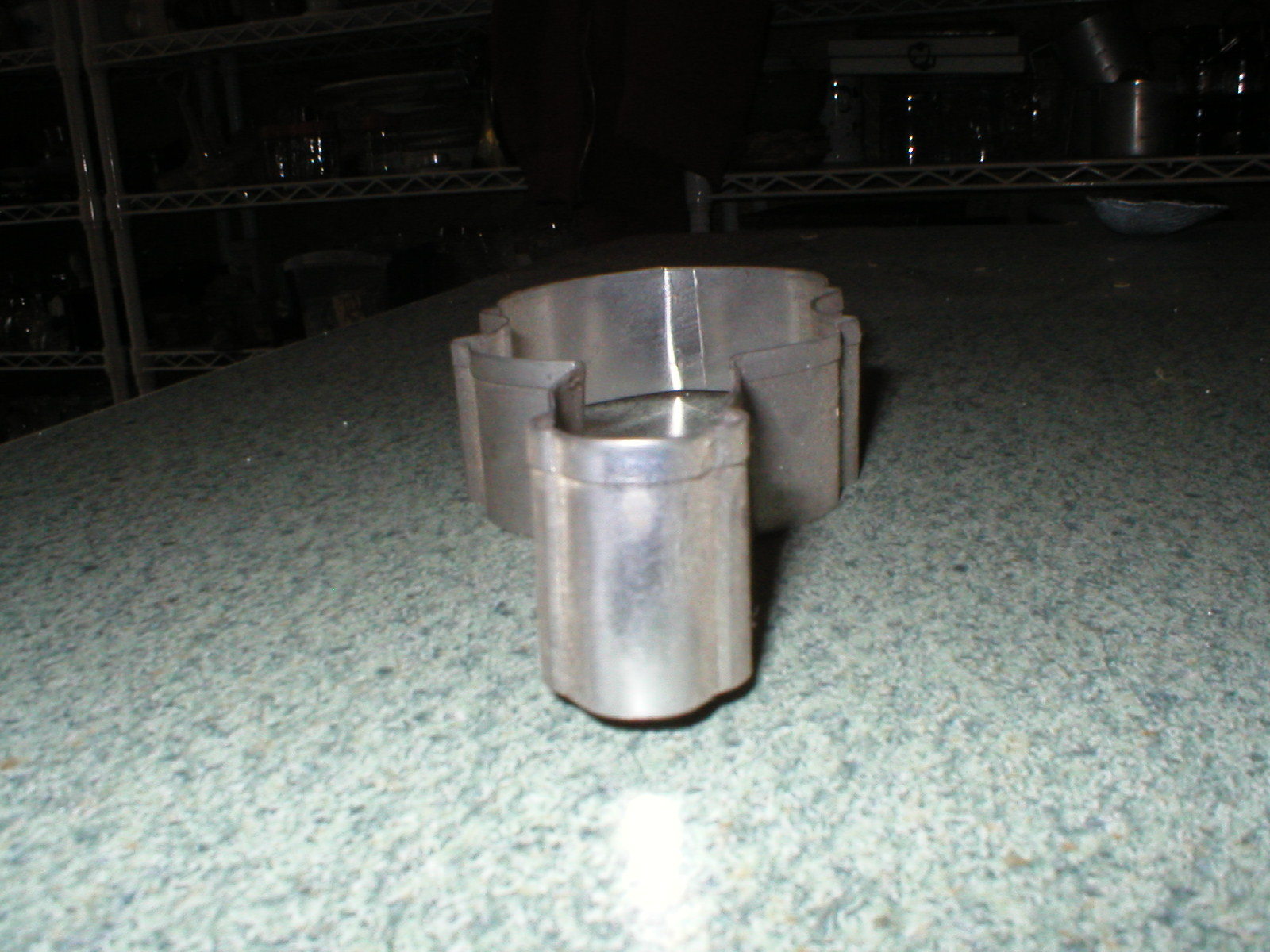 Vtg Aluminum Cookie Bisquit Cutter Guitar Shape 6