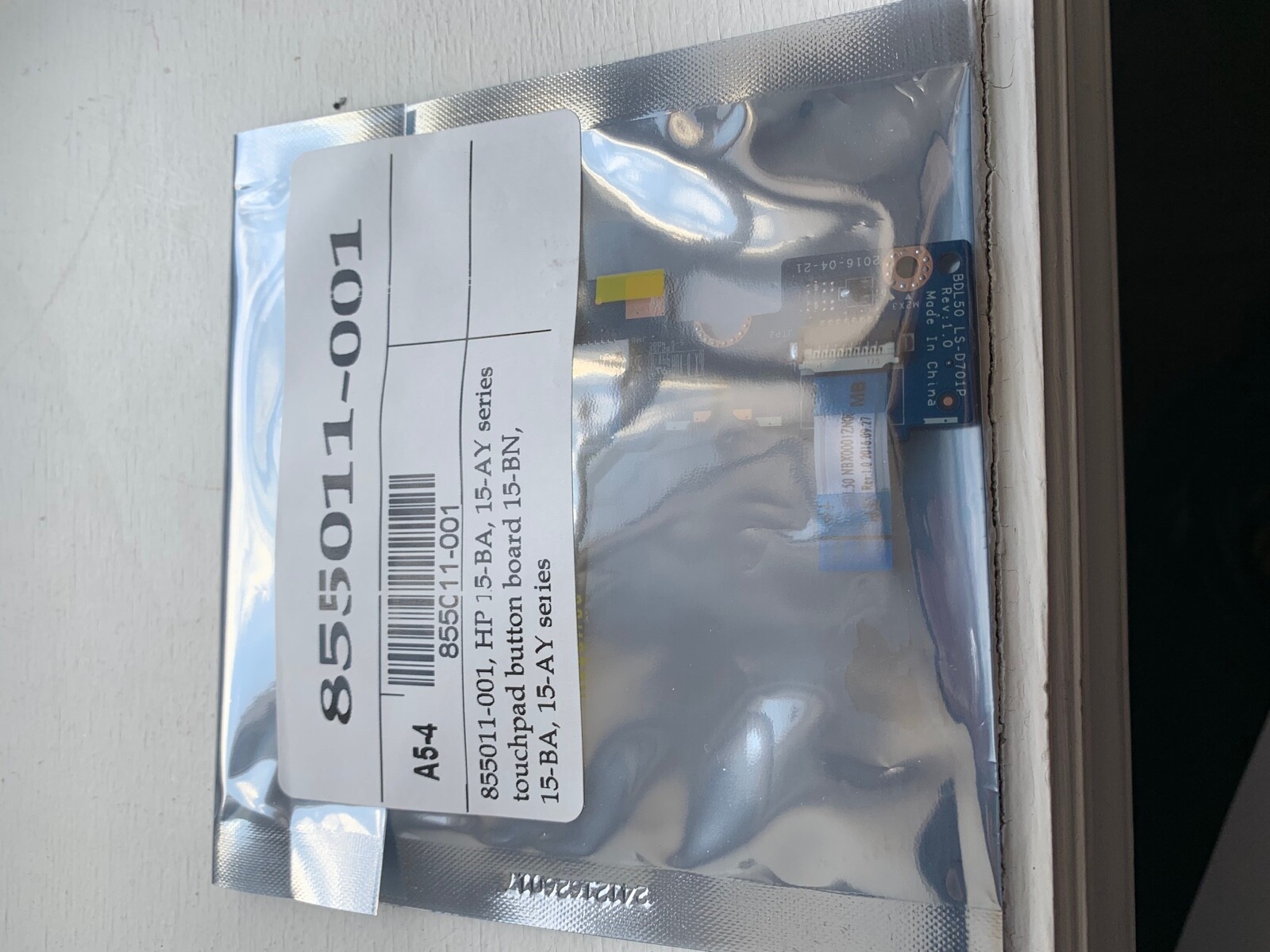 855011-001, HP 15-BA, touchpad button board 15-BN,15-BA,15-AY series