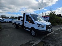2017 ON 67 PLATE FORD TRANSIT 350 TDCI 130 RWD LWB DROPSIDE PICKUP ULEZ FREE 