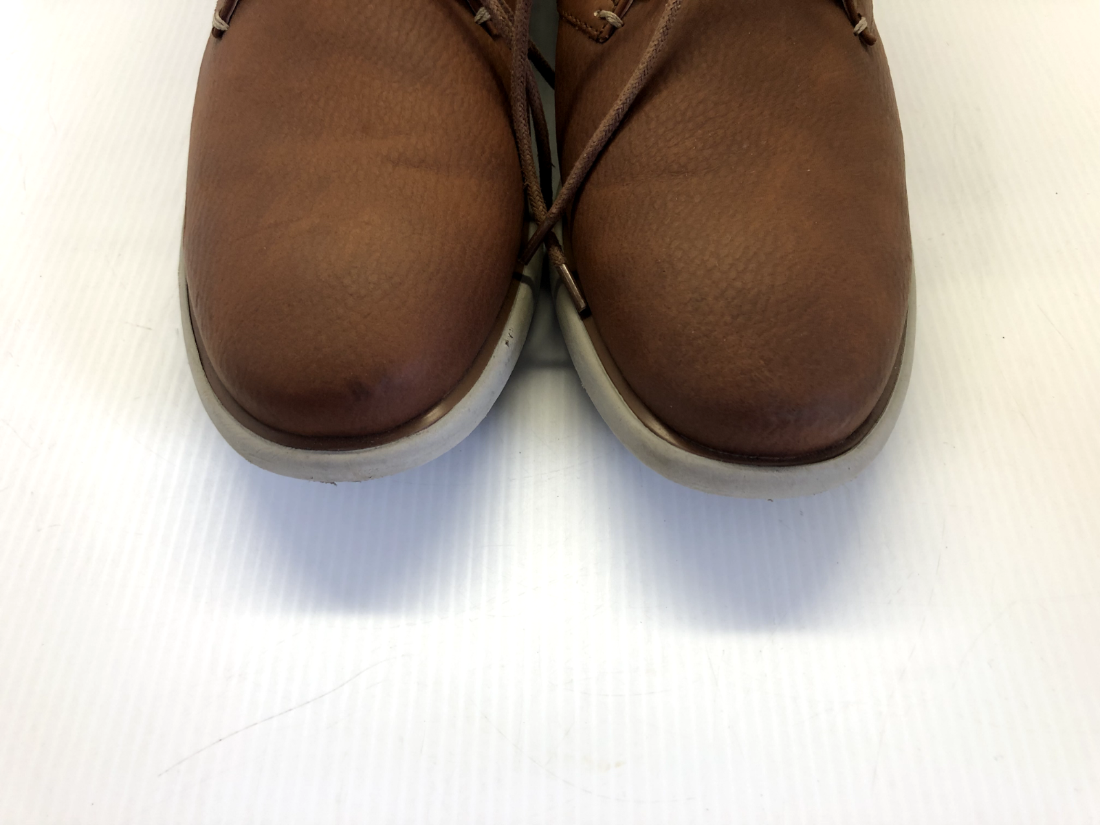 GH Bass Co Leather Brown Lace Up Boots Shoes Mens SIZE 9.5