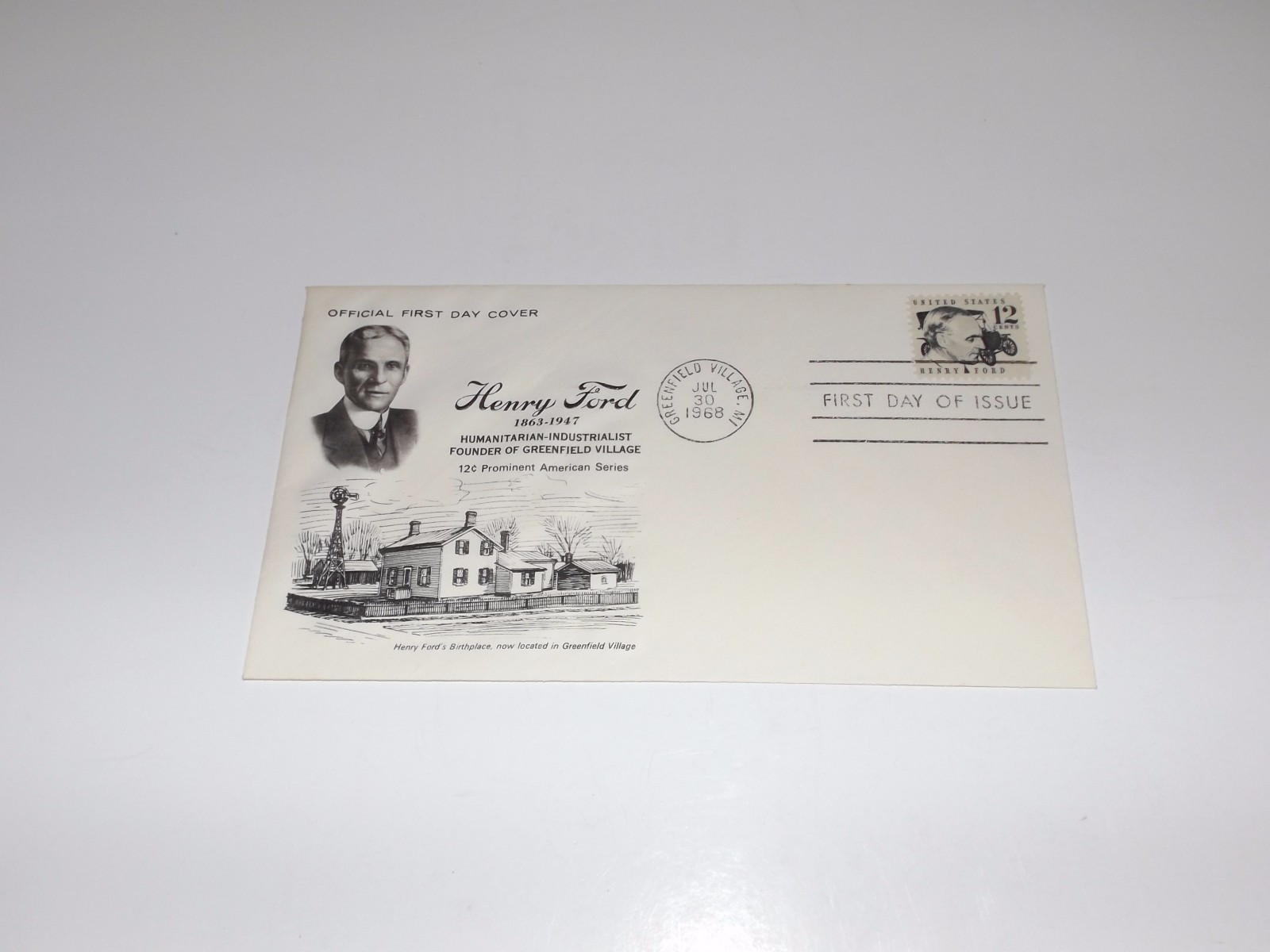 Lot of Vintage Stamps Day Of First Issue Envelopes Erie Canal Henry Ford