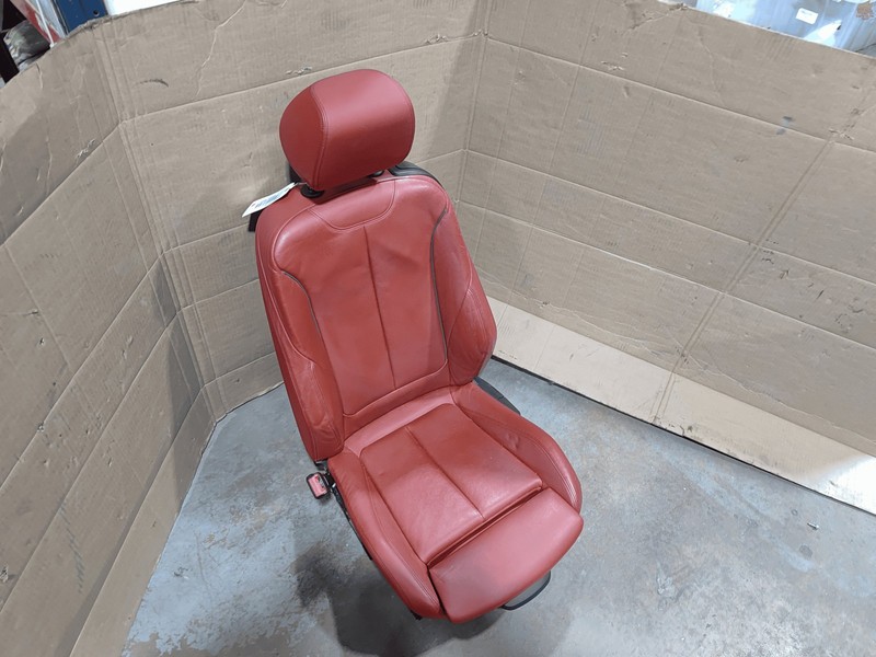 Used 2014-2021 BMW 430I F32 Coupe Front Driver Seat Assembly Leather Red S481 OEM