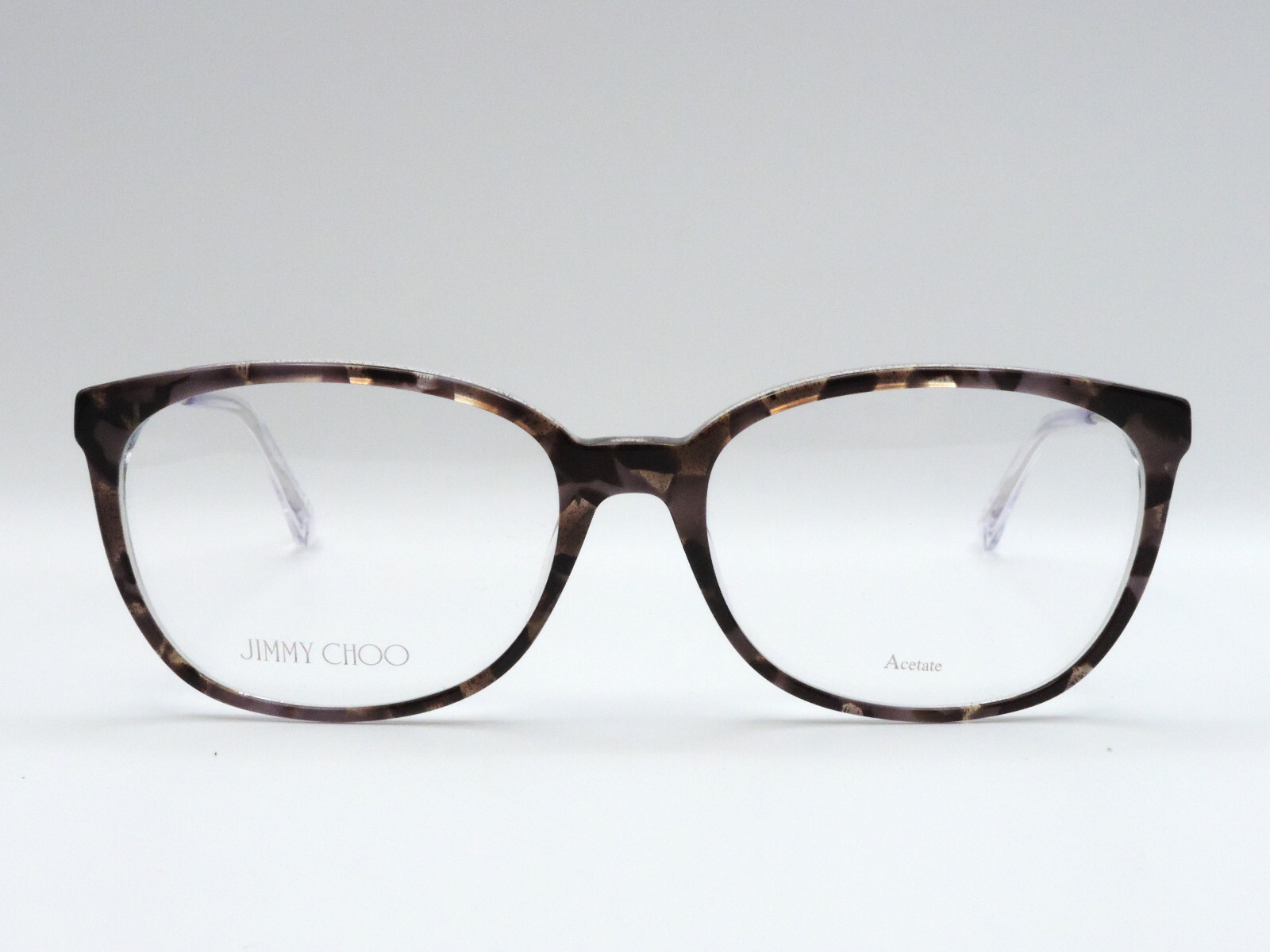 JIMMY CHOO JC302 SQUARE ACETATE EYEGLASS FRAMES S61 BLUE