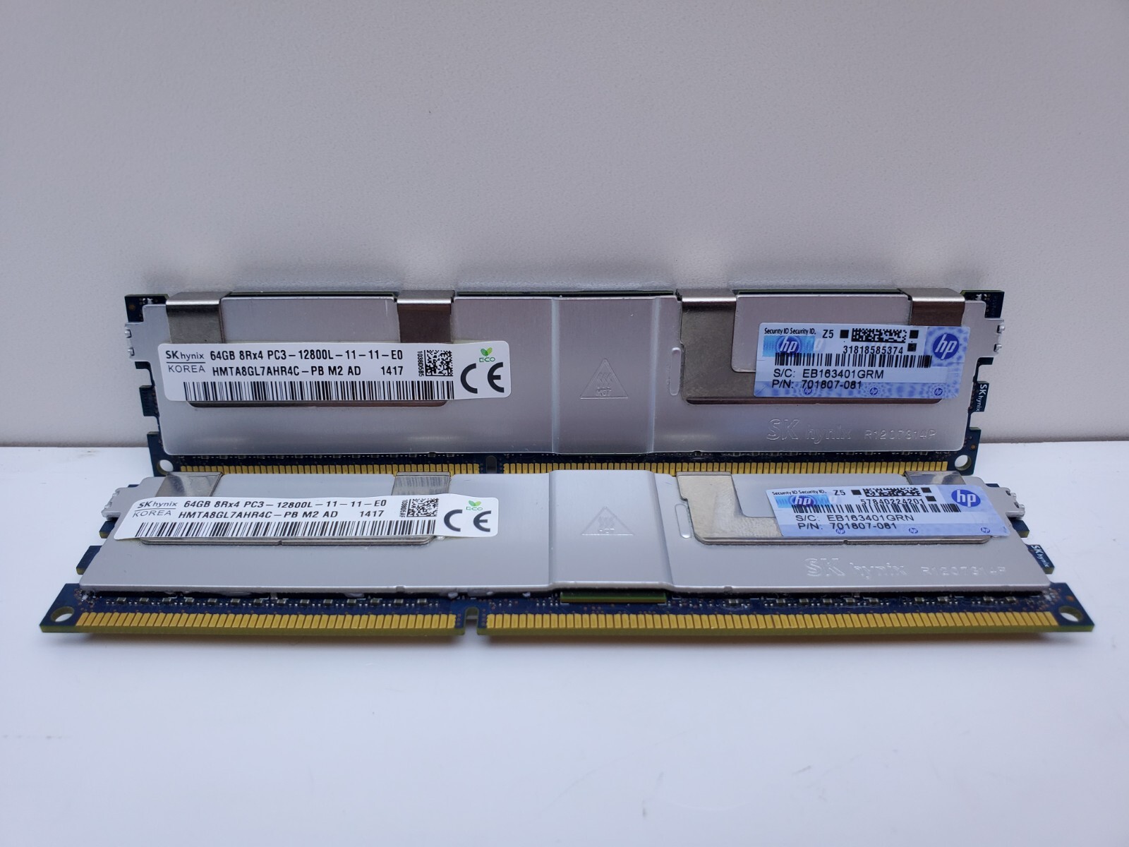 PCパーツ 64GB SKhynix PC3-12800R ECC Registered 64GB (8x8GB) SK hynix HMT31GR7EFR4C-PB 2Rx4 PC3-12800R ECC