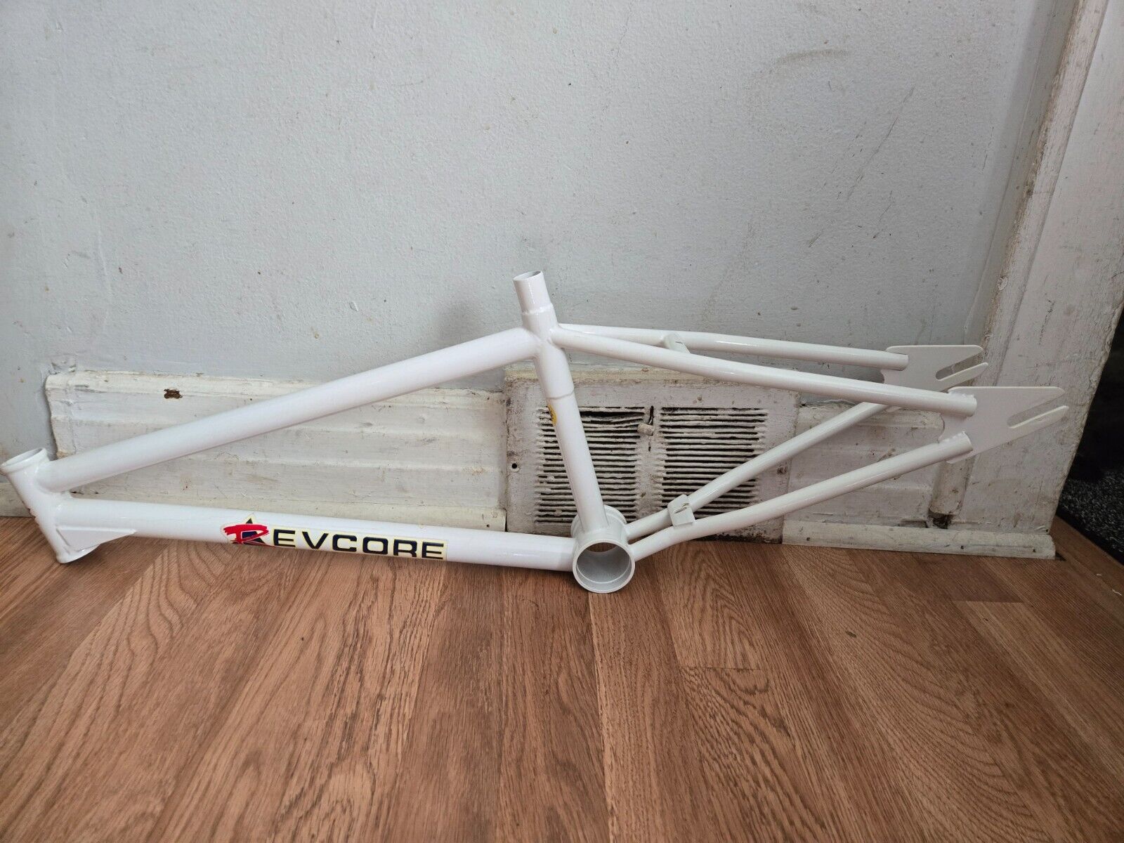 OLD SCHOOL BMX 1980s WHITE REVCORE PRO FRAME CW RACING