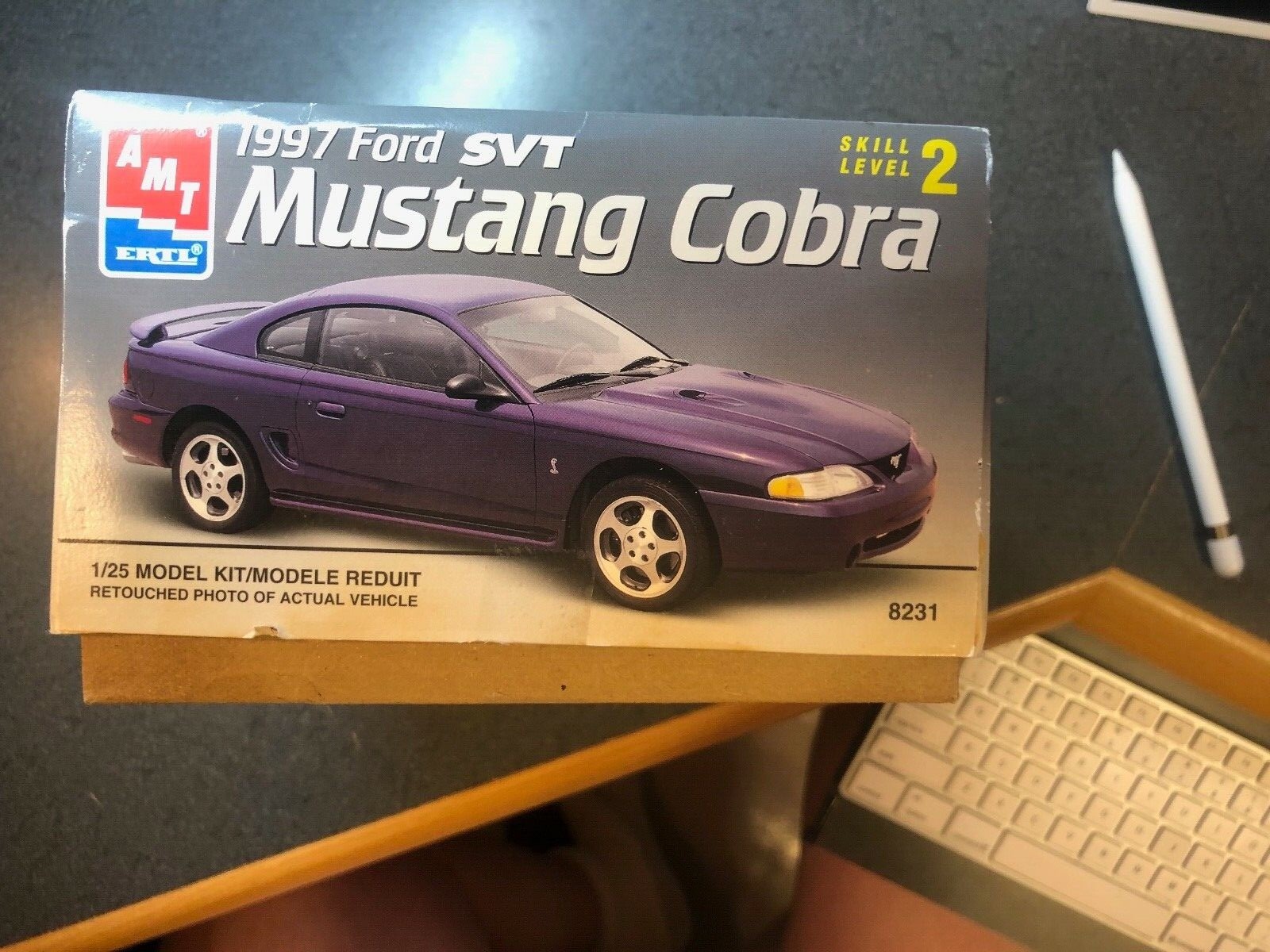 1997 Ford SVT Mustang Cobra AMT Model New Old Stock 1/25th Model Kit