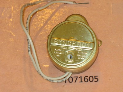NOS Hansen Synchron 630 K12RC clock timer motor 4W, 60 RPM, 60 Cy, 110V, 41-580C