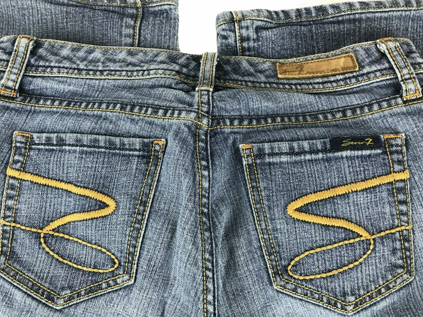 Seven for All Mankind 7 Jeans Designer Premium Denim Flare Women's Jeans US  4