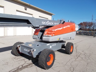 2007 SKYJACK SJ45T 4X4 AERIAL MANLIFT BOOM LIFT BOOMLIFT DEUTZ DIESEL MAN BASKET