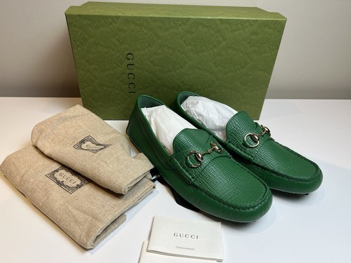 GUCCI Bit Loafer ビットローファー　箱付き　green GUCCI Bit Loafer ビットローファー 箱付き green