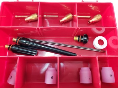 17/26/18 STUBBY GAS LENS KIT-#8 alumina nozzle added FREE!