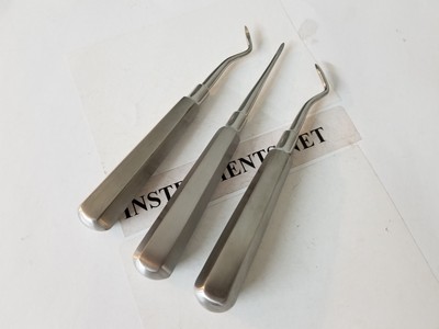 3 Apical  Root Tip Pick Elevators Dental Insturments