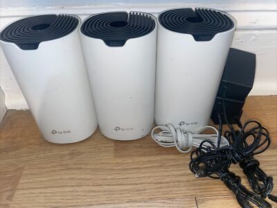 Lot Of 3 TP-Link Whole Home Mesh WiFi System Deco S4R AC1200 White 