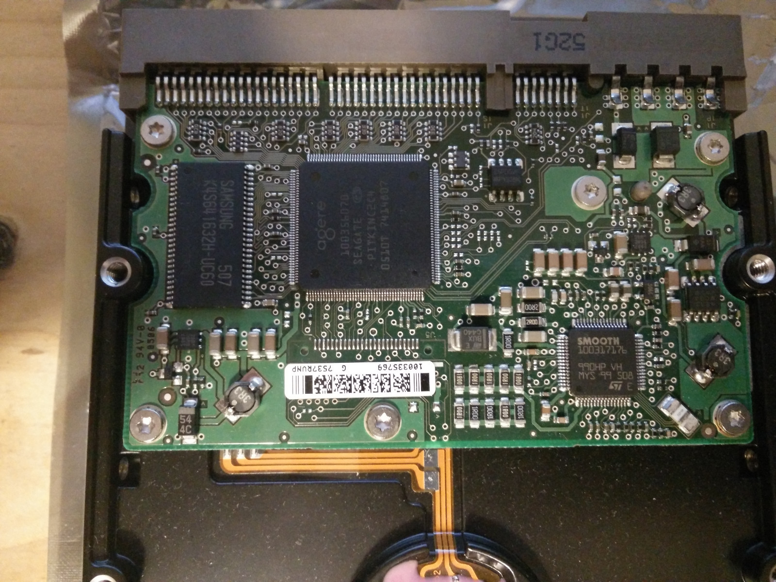 Barracuda 7200.8 300GB ST3300831A 3.02 05392 AMK Singapore TONKA S.00 Donor