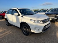 2016 SUZUKI VITARA SZ4 WHITE EURO 6 SUV SALVAGE DAMAGED REPAIR PETROL CAT S