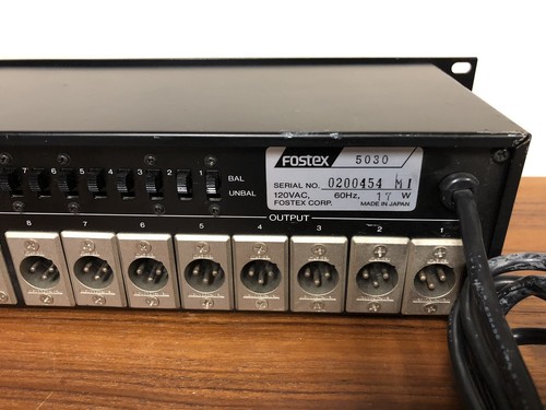 Fostex Line Amplifier Model 5030 - Working Condition Tested