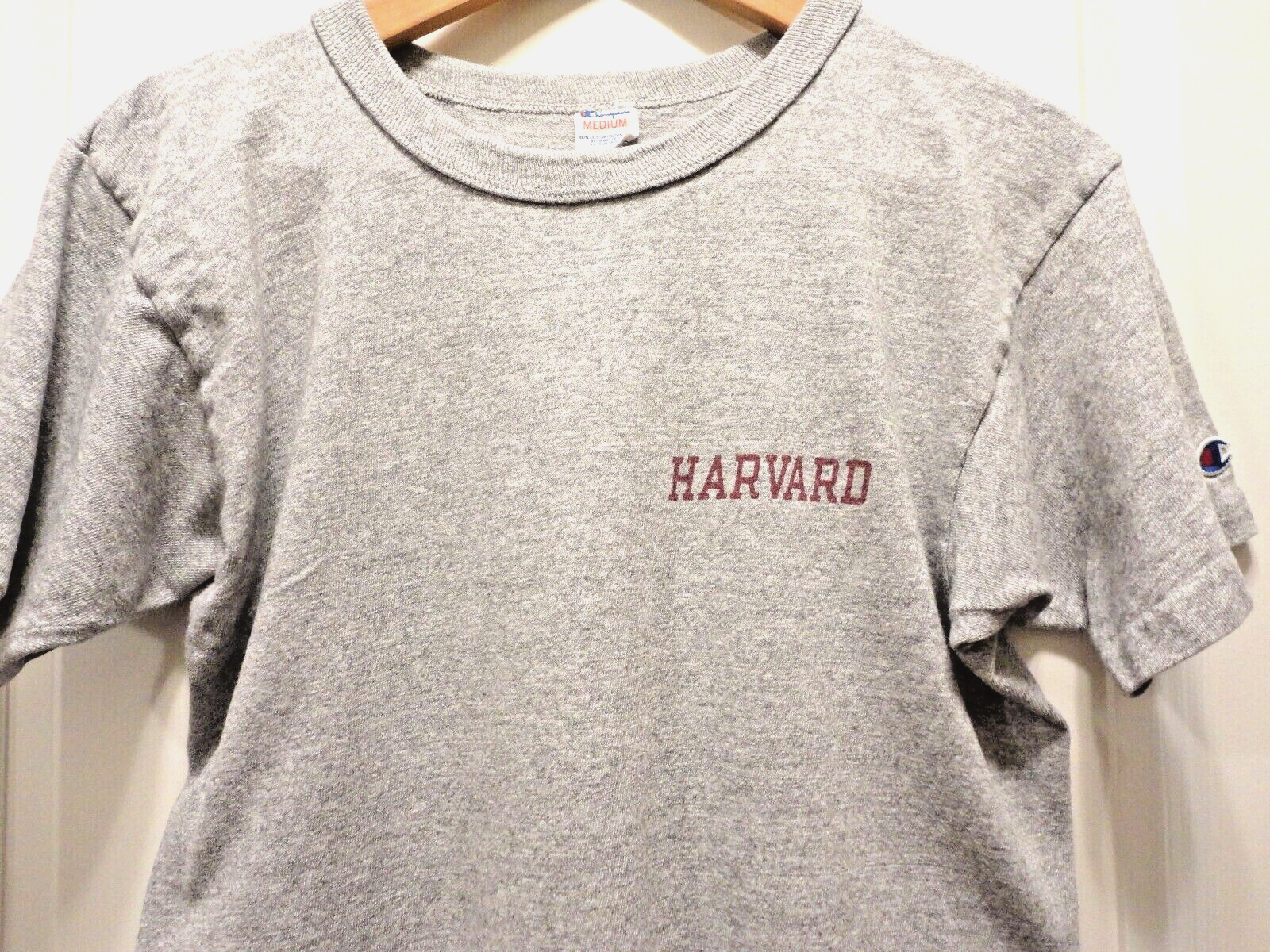 A02847 80s Champion　HARVARD　カレッジ　Tシャツ 80's champion HARVARD print T-shirt Made in USA