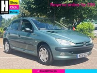 2001 Peugeot 206 1.6 GLX Hatchback 5dr Petrol Automatic (a/c) (171 g/km, 110 bhp