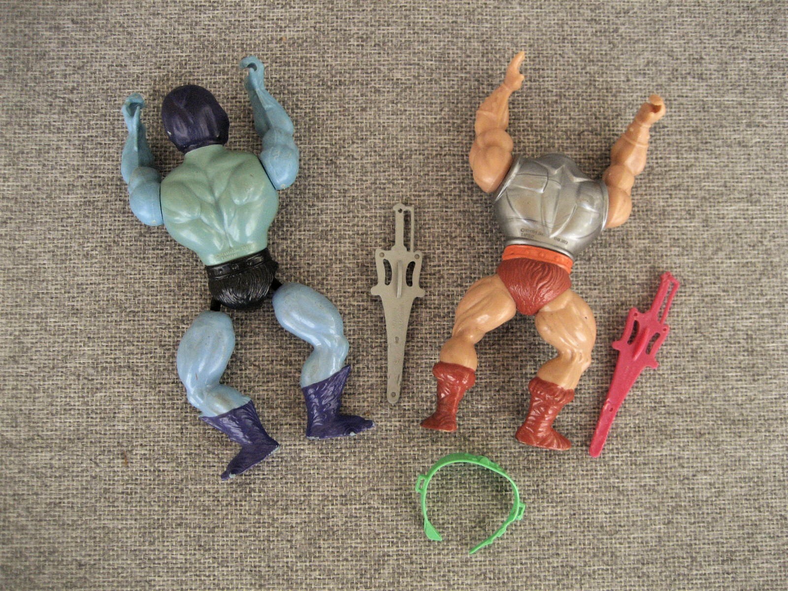 VINTAGE 1980s MASTERS OF THE UNIVERSE HE-MAN SKELETOR FIGURES ACCESSORIES PARTS